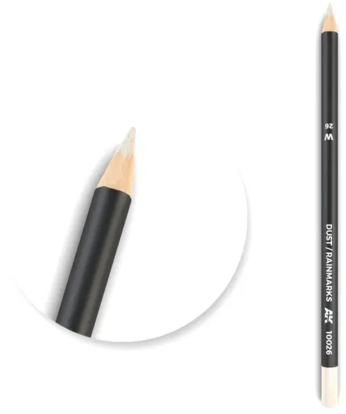 Creion pe baza de apa pentru modelat AK Interactive - Watercolor Pencil Dust-Rainmarks AK10026 (1 buc )