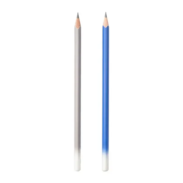 Creion Strigo HB, 2 culori,gri albastru