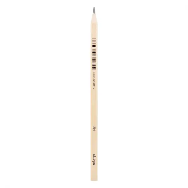 Creion Strigo triunghiular 2H, lemn natur