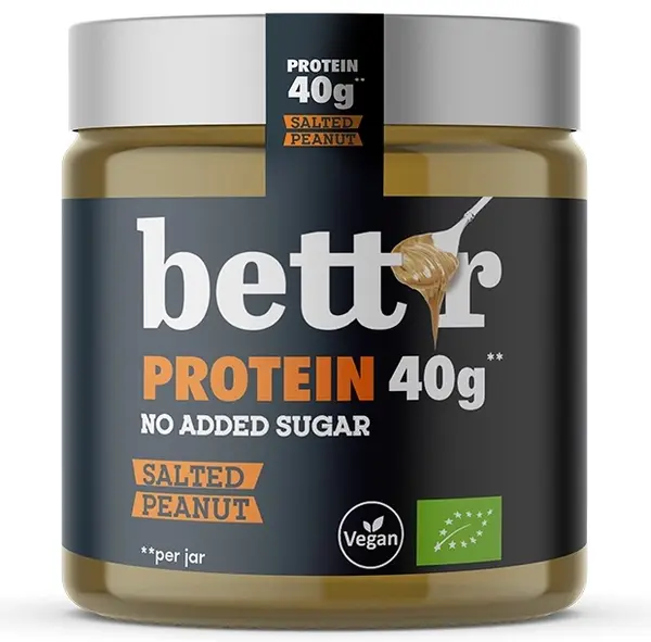 Crem bio proteic pentru întins, arahide sărate, 250 g, Bett'r