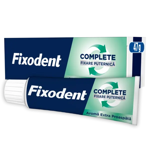 Crema adeziva pentru proteza dentara Complete Fresh, 47g, Fixodent