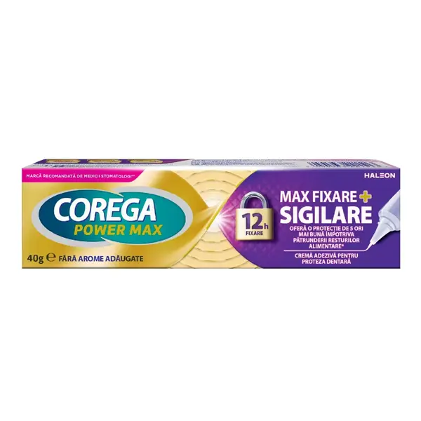 Crema adeziva pentru proteza dentara Max Sigilare Corega, 40 g, Haleon