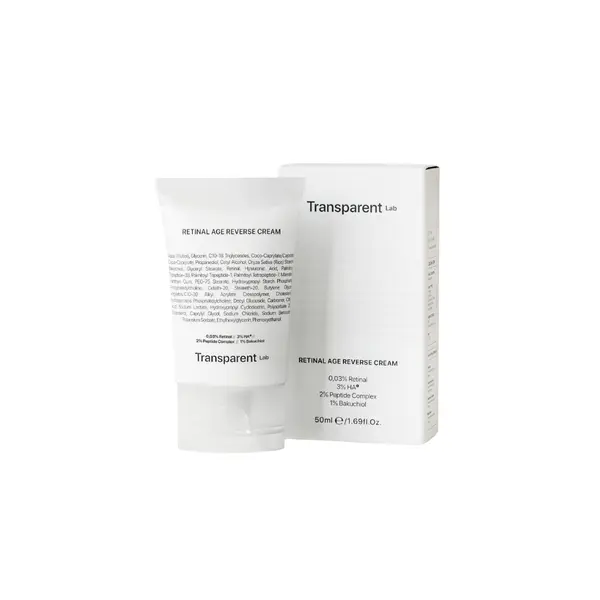 Crema anti-aging cu 5% Retinal Age Reverse, 50ml, Transparent Lab