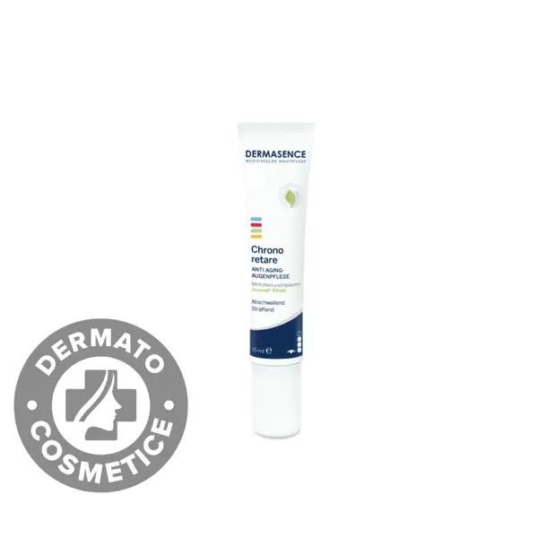 Crema anti-aging pentru conturul ochilor Chrono Retare 50+, 15ml, Dermasence