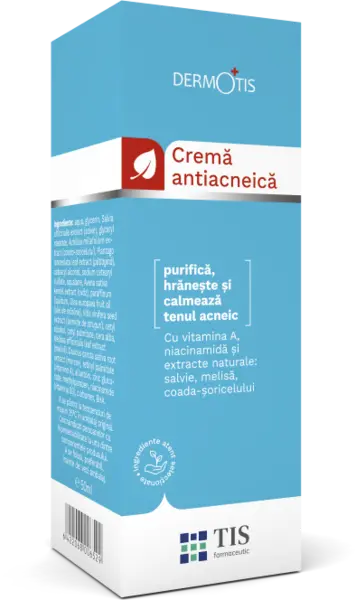 Crema antiacneica Q4U, 50ml, Tis Farmaceutic