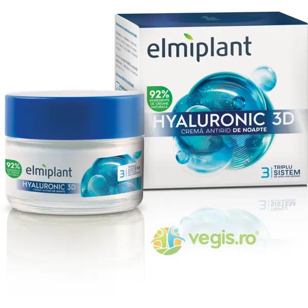 Crema Antirid de Noapte Hyaluronic 3D 50ml