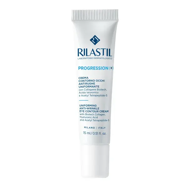Crema antirid de uniformizare pentru conturul ochilor PROGRESSION, 15ml, Rilastil