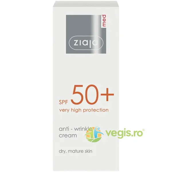 Crema Antirid Fotoprotectoare pentru Ten Uscat SPF50 Ziaja Med 50ml