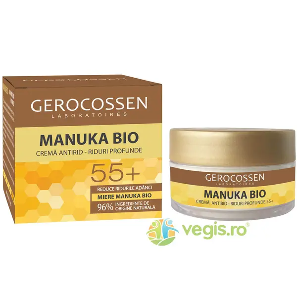 Crema Antirid Riduri Profunde 55+ Manuka Bio 50ml