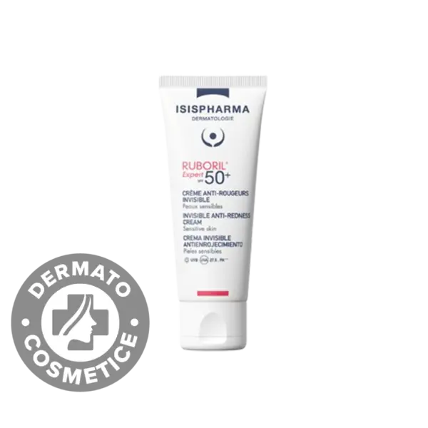 Crema antiroseata Invisible SPF50+ Ruboril, 40ml, Isis Pharma