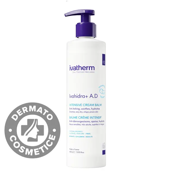 Crema balsam intens emolienta Ivahidra+ A.D, 400ml, Ivatherm