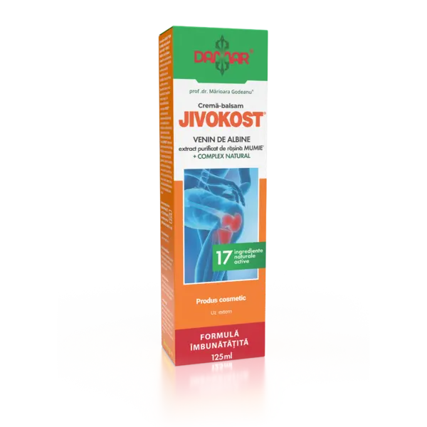 Crema-balsam Jivokost® cu venin de albine si rasina Mumie® + Complex Natural, 125ml, Damar