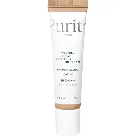 Crema BB multifunctionala cu SPF 30 PA+++ Nuanta 23 Natural Beige Wonder Releaf Centella, 30 ml, Purito