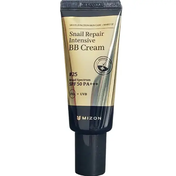 Crema BB reparatoare cu extract de melc SPF50 PA+++ No. 25, 20ml, Mizon