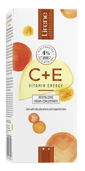 Crema-concentrat revitalizanta C+E, 30ml, Lirene