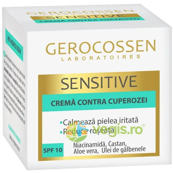 Crema Contra Cuperozei cu SPF10 Sensitive 50ml