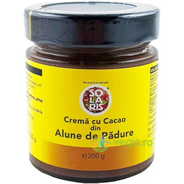 Crema cu Cacao din Alune de Padure 200g