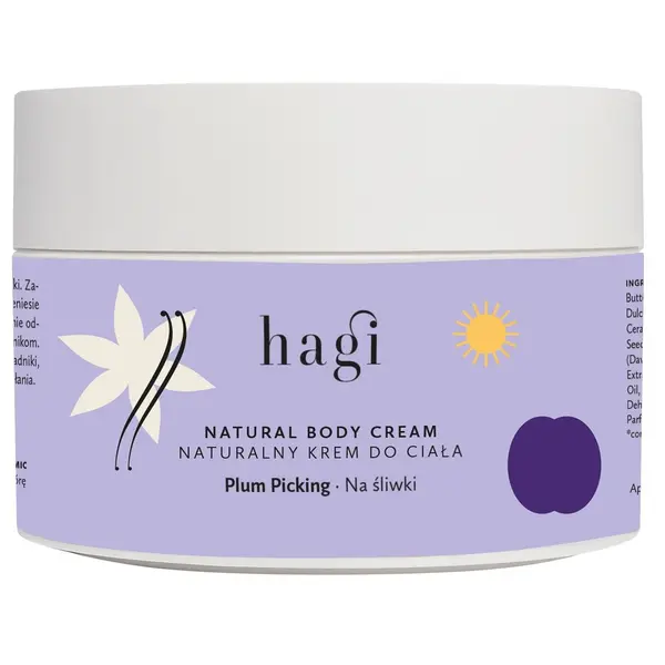 Crema cu efect de fermitate pentru corp Plum Picking, 200ml, Hagi