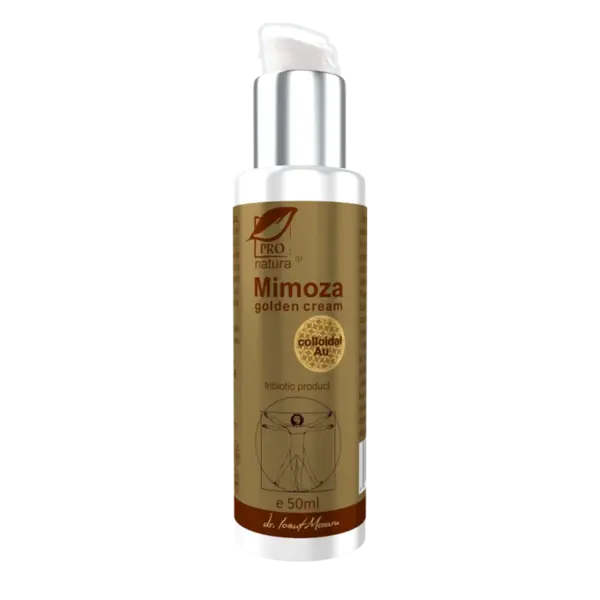 Crema cu Mimoza si Aur Coloidal - Mimoza golden cream, 50ml, Medica - Pro Natura