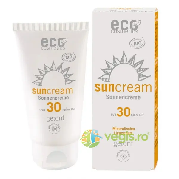 Crema cu Protectie Solara Inalta SPF 30 Nuantata Ecologica/Bio 75ml