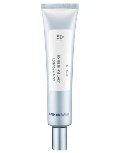 Crema cu protectie solara SPF 50+ Sun Project Light Sun Essence, 40ml, Thank You Farmer