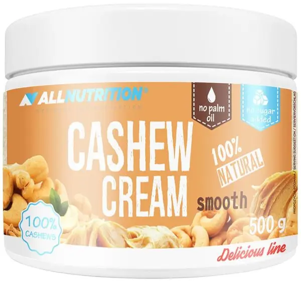 Cremă de caju, fină, 500 g, AllNutrition