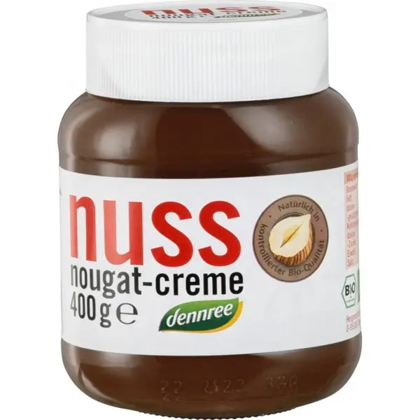 Crema de ciocolata cu alune Nuss-Nougat, eco - 400 g