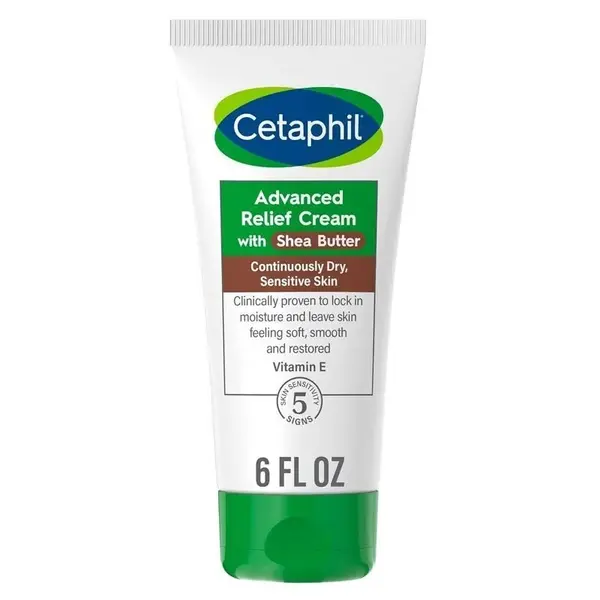 Crema de Corp, Cetaphil, Advanced Relief, Extrem de Hidratanta, pentru Pielea foarte Uscata, cu Unt de Shea, 170gr