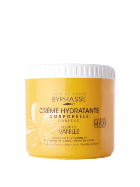 Crema de corp hidratanta cu extract de vanilie, 500ml, Byphasse