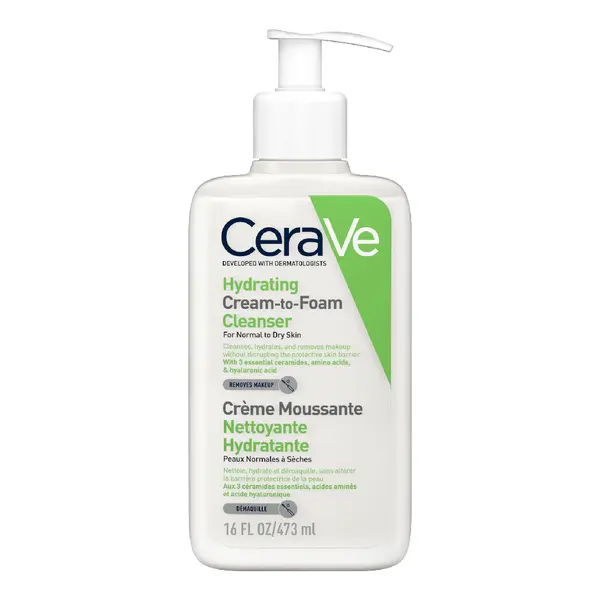 Crema de curatare spumanta si hidratanta, 473 ml, CeraVe