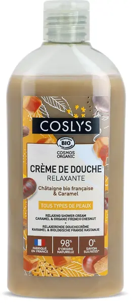 Crema de dus bio relaxanta cu Castane si Caramel, 250ml, Coslys