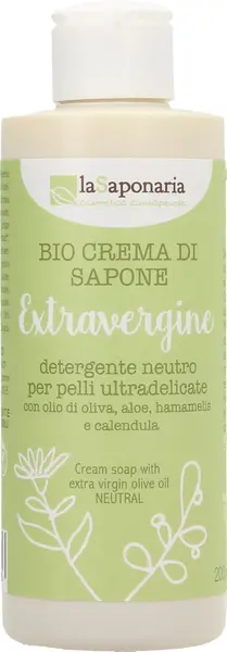 Crema de dus cu ulei extravirgin de masline, 200ml, La Saponaria