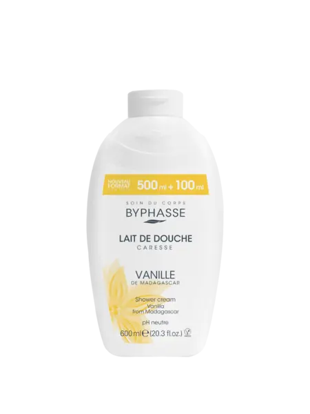 Crema de dus cu vanilie Caresse, 600ml, Byphasse