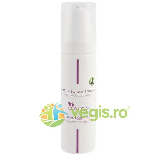 Crema de Fata Bio Anti-Age cu Trandafiri si Acid Hialuronic 50ml