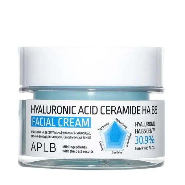 Crema de fata cu Acid Hialuronic si Ceramide HA B5, 55ml, APLB