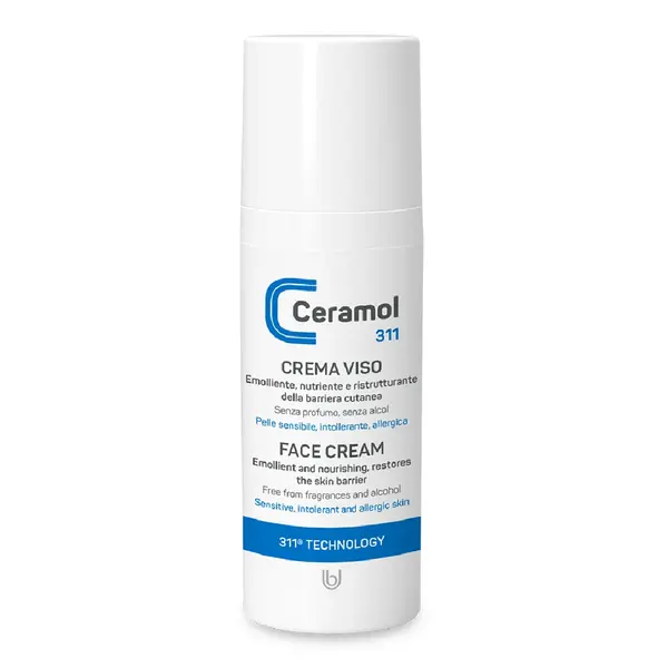 Crema de fata hidratanta pentru ten sensibil reactiv, 50 ml, Ceramol