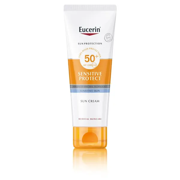 Crema de față pentru ten sensibil cu SPF 50+ Eucerin Sensitive Protect, 50 ml