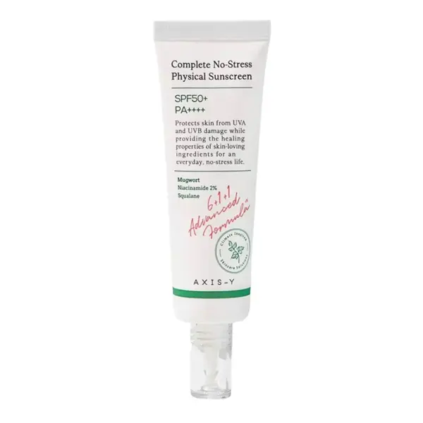 Crema de fata SPF 50+ PA++++, Complete No-Stress Physical V.3, AXIS-Y, 50 ml