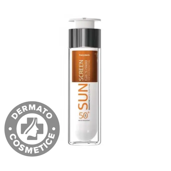 Crema de fata SPF50+ Fluid Pudra Sun Screen, 50ml, Frezyderm