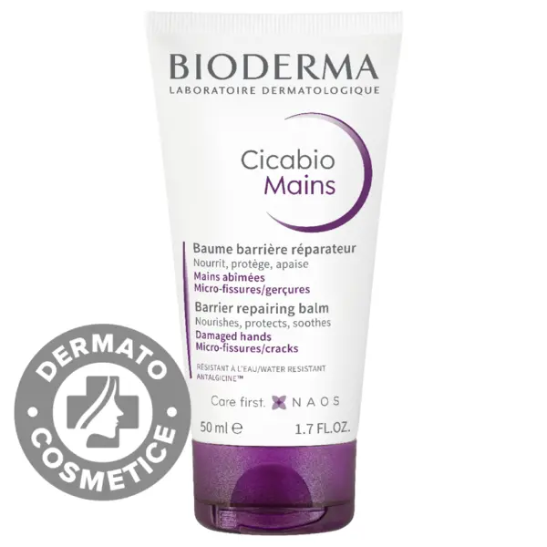 Crema de maini Cicabio, 50ml, Bioderma