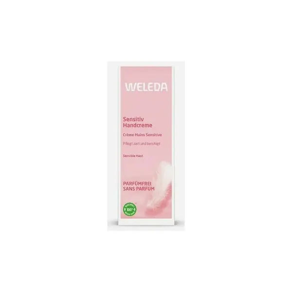 Crema de maini cu ulei de cocos si jojoba Sensitiv 50ml Weleda