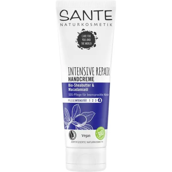 Crema de maini intens reparatoare cu unt de shea bio - 75 ml
