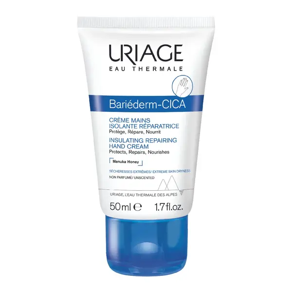 Crema de maini izolanta reparatoare Bariederm, 50 ml, Uriage