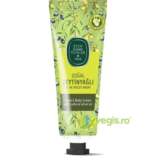 Crema de Maini si de Corp cu Ulei de Masline Natural 50ml