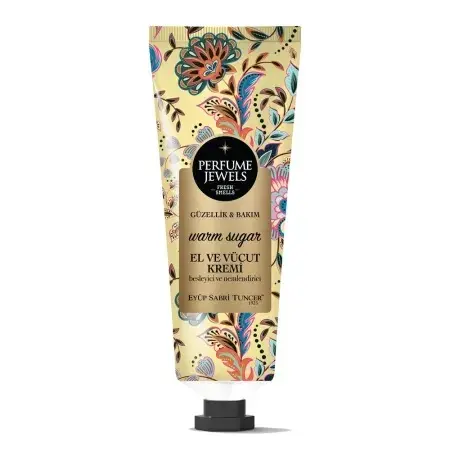 Crema de maini si de corp Warm Sugar Perfume Jewels, 50ml, Eyup Sabri Tuncer