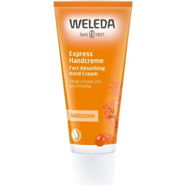 Crema de Maini, Weleda, Sanddorn, cu Extract de Catina, Ingrijire Intensiva si Reconstructie, 50ml