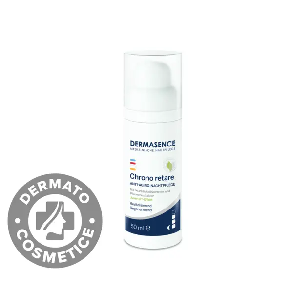Crema de noapte anti-aging regeneratoare pentru ten matur Chrono Retare 50+, 50ml, Dermasence