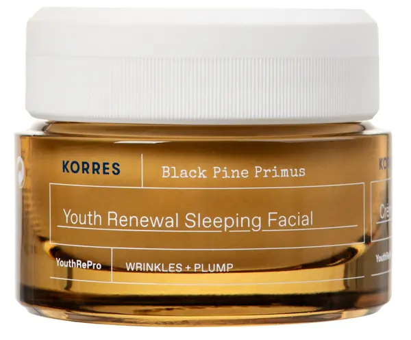 Crema de noapte Black Pine Primus, 40ml, Korres