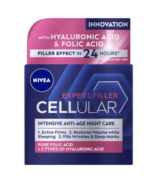 Crema de noapte Hyaluron Filler Firming Care Cellular, 50ml, Nivea
