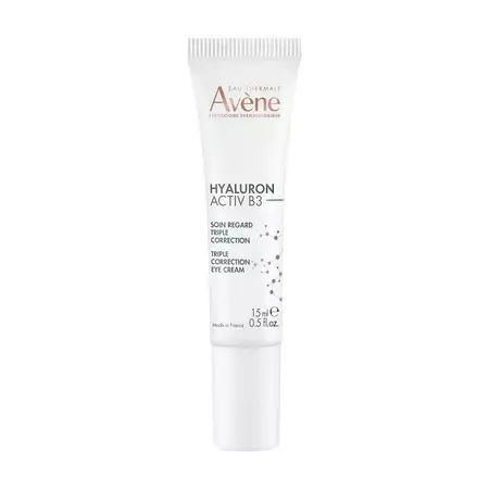 Crema de ochi cu tripla actiune Hyaluron Activ B3, 15 ml, Avene